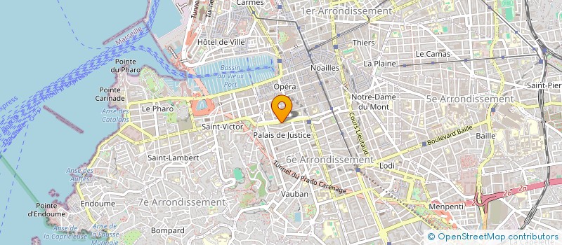 localisation de l'entreprise MADAME SABRINA AYADI  MARSEILLE