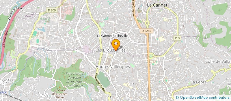 localisation de l'entreprise MADAME SABRINA BAILLET à CANNES