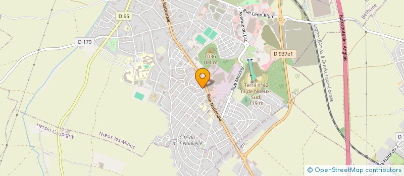 localisation de l'entreprise MADAME SABRINA BAILLEUL  NUX-LES-MINES