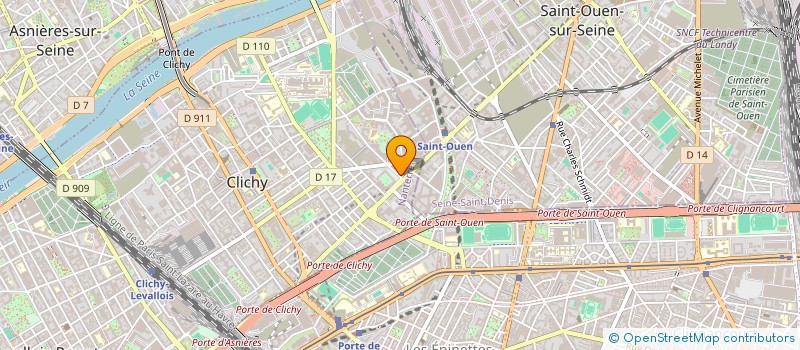 localisation de l'entreprise MADAME SABRINA BARBIROU à CLICHY