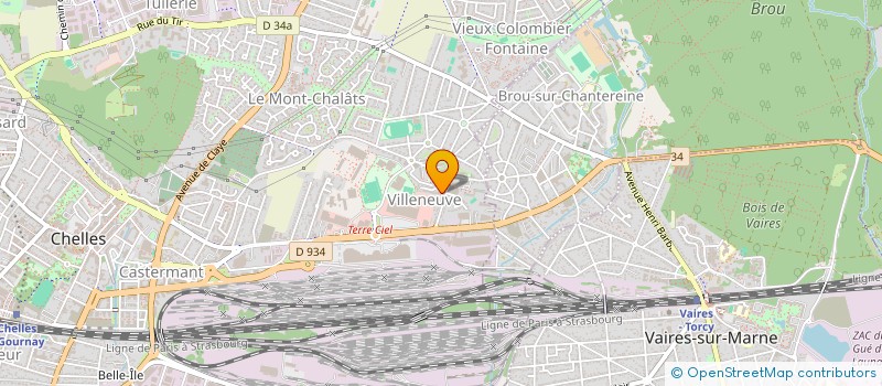 localisation de l'entreprise MADAME SABRINA BARELLI  CHELLES