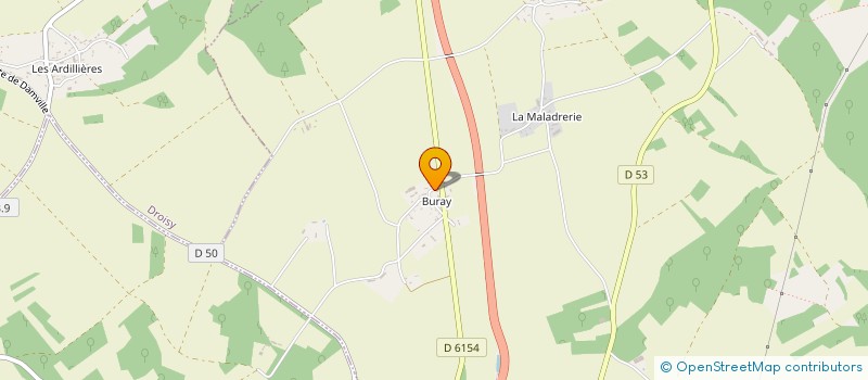 localisation de l'entreprise MADAME SABRINA BARON  LA MADELEINE-DE-NONANCOURT