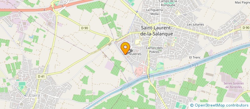 localisation de l'entreprise MADAME SABRINA BASTIDA  SAINT-LAURENT-DE-LA-SALANQUE