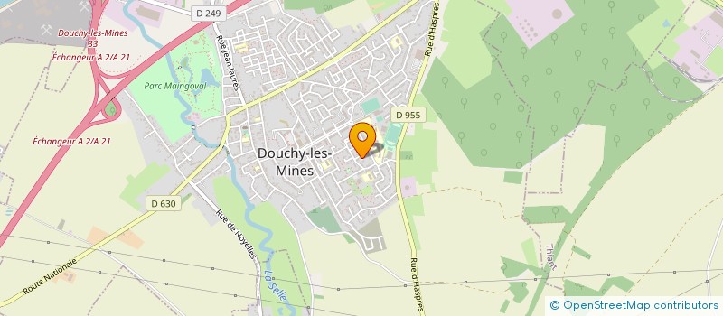 localisation de l'entreprise MADAME SABRINA BASUYAUX à DOUCHY-LES-MINES