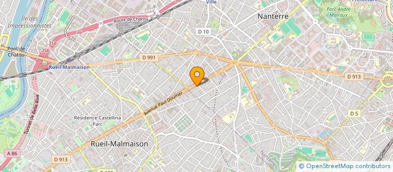 localisation de l'entreprise MADAME SABRINA BECHAR  NANTERRE