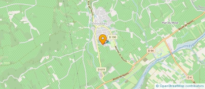 localisation de l'entreprise MADAME SABRINA BECHKOK  VINSOBRES