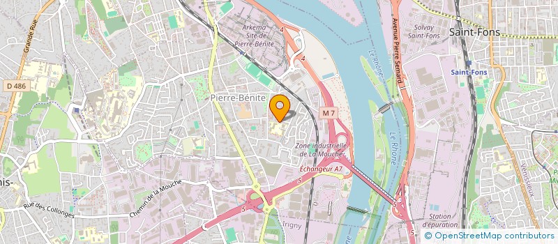 localisation de l'entreprise MADAME SABRINA BEDDOUCHE  OULLINS-PIERRE-BENITE