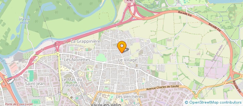 localisation de l'entreprise MADAME SABRINA BELGASMI  VAULX-EN-VELIN