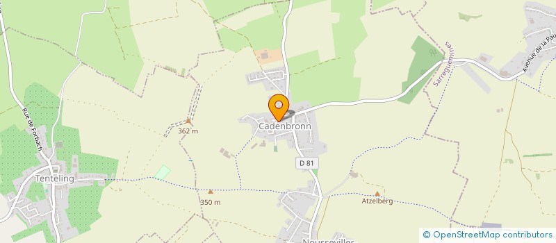 localisation de l'entreprise MADAME SABRINA BELGUEBLI à NOUSSEVILLER-SAINT-NABOR