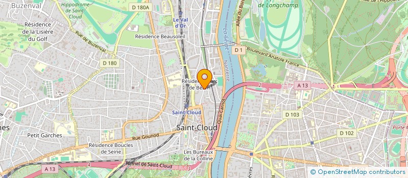 localisation de l'entreprise MADAME SABRINA BELHABIB à SAINT-CLOUD