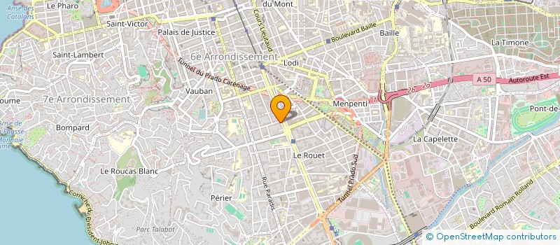 localisation de l'entreprise MADAME SABRINA BELHADJ à MARSEILLE