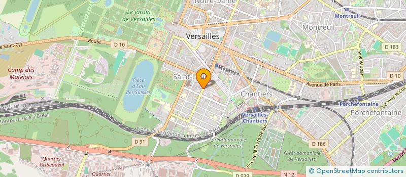 localisation de l'entreprise MADAME SABRINA BELHOUTE  VERSAILLES