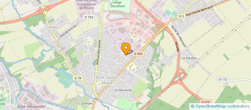 localisation de l'entreprise MADAME SABRINA BELKACEM  PONT-SAINTE-MARIE