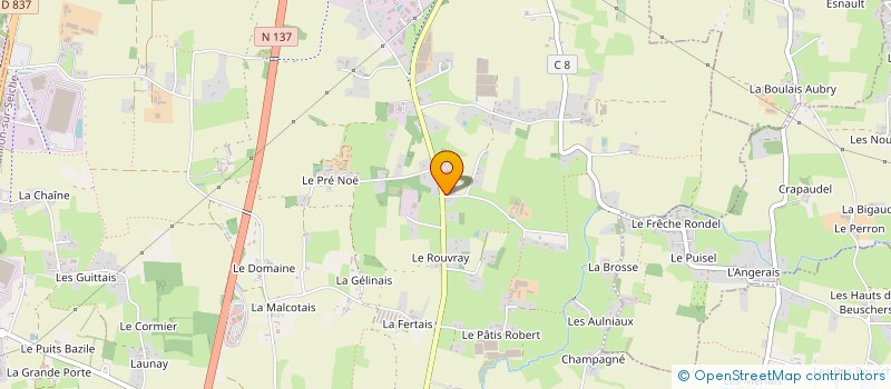 localisation de l'entreprise MADAME SABRINA BELMENOUER  NOYAL-CHATILLON-SUR-SEICHE