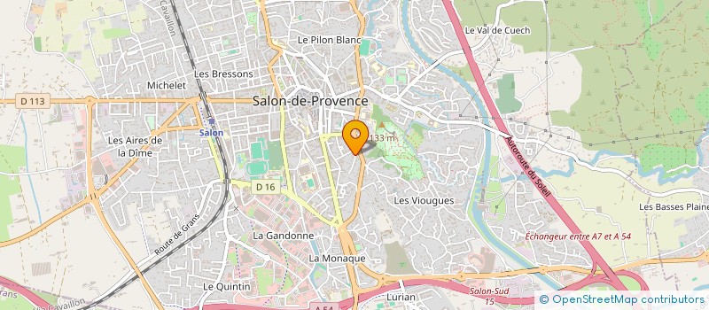 localisation de l'entreprise MADAME SABRINA BENABOU  SALON-DE-PROVENCE