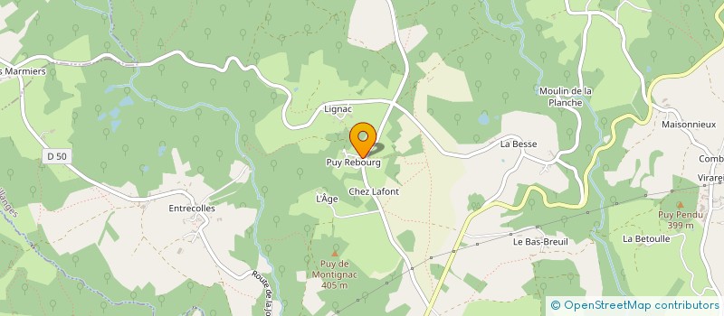 localisation de l'entreprise MADAME SABRINA BENALI  LES BILLANGES