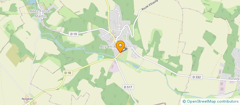 localisation de l'entreprise MADAME SABRINA BENAMAR  ACY-EN-MULTIEN