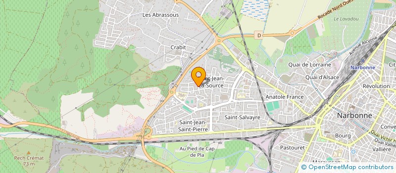 localisation de l'entreprise MADAME SABRINA BENHAMADI  NARBONNE