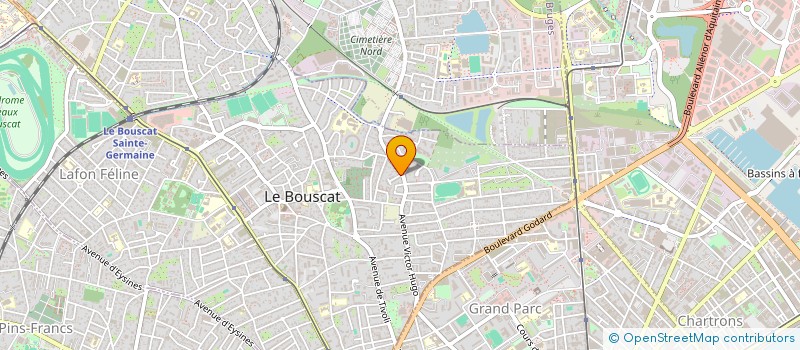 localisation de l'entreprise MADAME SABRINA BENJBAILOU à LE BOUSCAT