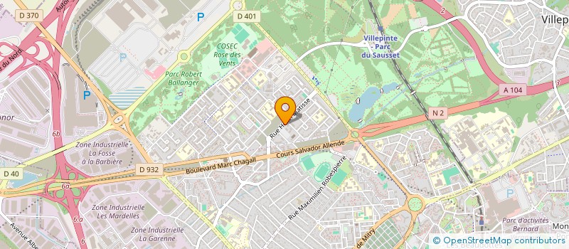localisation de l'entreprise MADAME SABRINA BENLALA à AULNAY-SOUS-BOIS