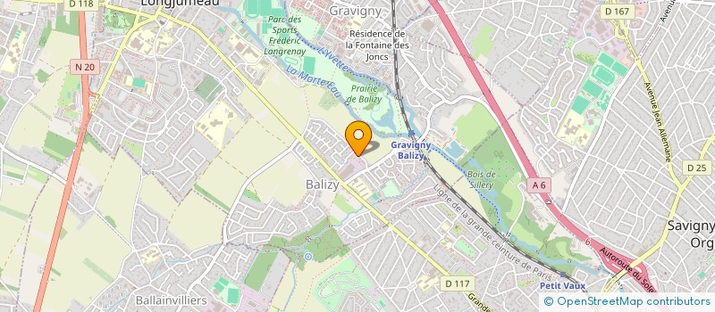 localisation de l'entreprise MADAME SABRINA BENMANSOUR à LONGJUMEAU