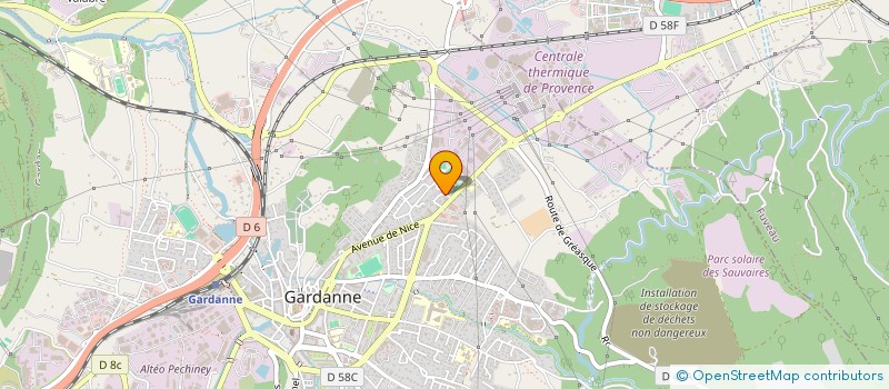 localisation de l'entreprise MADAME SABRINA BENYACOUB à GARDANNE
