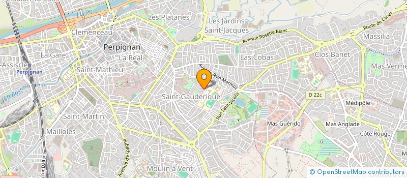 localisation de l'entreprise MADAME SABRINA BENYAHIA DJELLOUL à PERPIGNAN