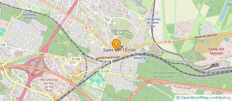 localisation de l'entreprise MADAME SABRINA BENZEGUIR à SAINT-CYR-L'ECOLE