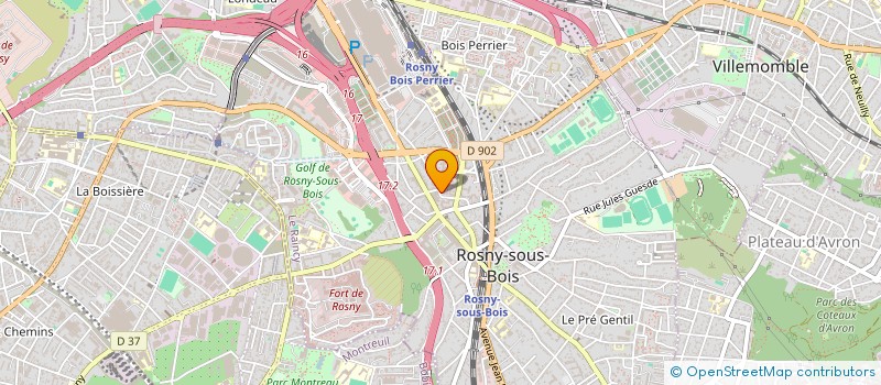 localisation de l'entreprise MADAME SABRINA BENZINEB à ROSNY-SOUS-BOIS