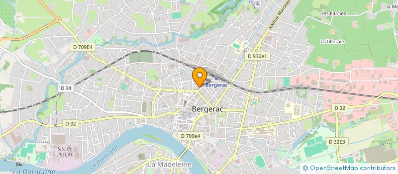 localisation de l'entreprise MADAME SABRINA BERGERE à BERGERAC