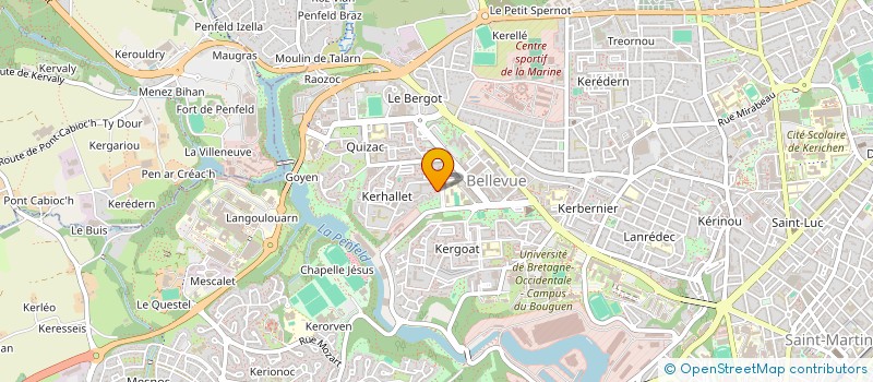 localisation de l'entreprise MADAME SABRINA BERGOT à BREST