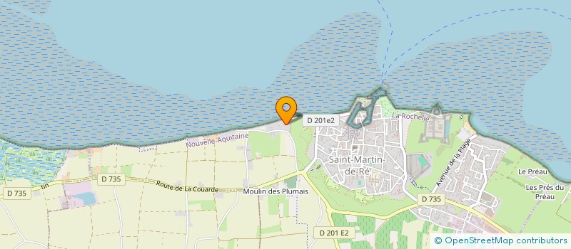 localisation de l'entreprise MADAME SABRINA BERNARD  SAINT-MARTIN-DE-RE