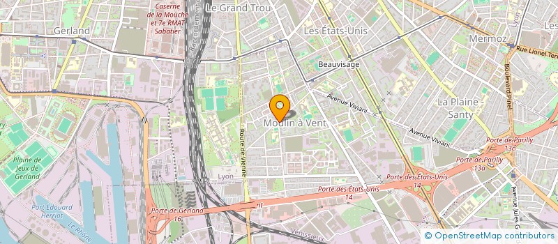 localisation de l'entreprise MADAME SABRINA BERNOT  VENISSIEUX