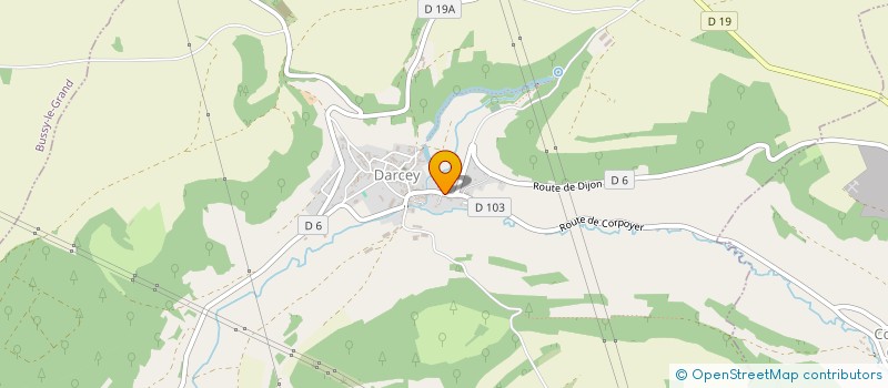 localisation de l'entreprise MADAME SABRINA BERTHIER  DARCEY