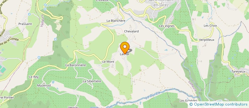 localisation de l'entreprise MADAME SABRINA BESSEYRE  VALFLEURY