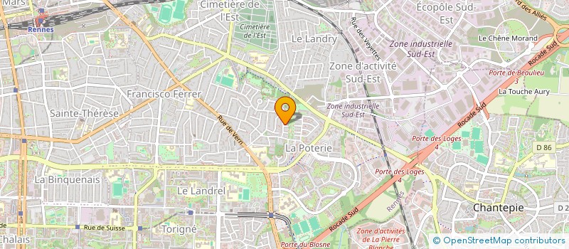 localisation de l'entreprise MADAME SABRINA BIDOIS  RENNES