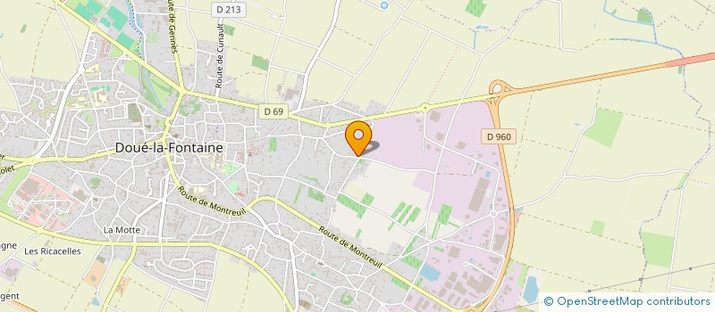 localisation de l'entreprise MADAME SABRINA BILLY  DOUE-EN-ANJOU