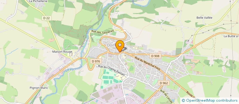 localisation de l'entreprise MADAME SABRINA BINET à DOMFRONT-EN-POIRAIE