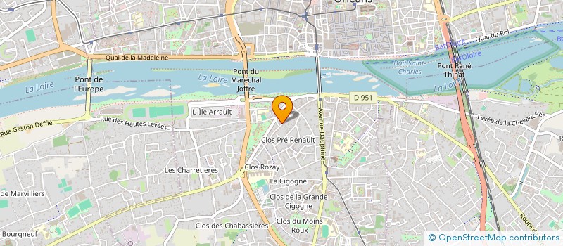 localisation de l'entreprise MADAME SABRINA BIZET  ORLEANS