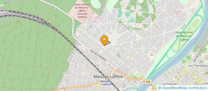 localisation de l'entreprise MADAME SABRINA BODIGUEL à MAISONS-LAFFITTE