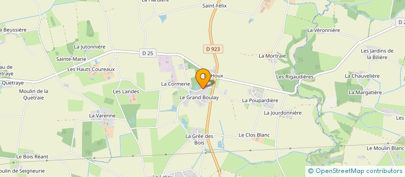 localisation de l'entreprise MADAME SABRINA BODINIER à MESANGER