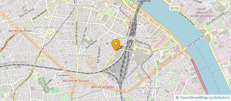 localisation de l'entreprise MADAME SABRINA BOMBART à BORDEAUX