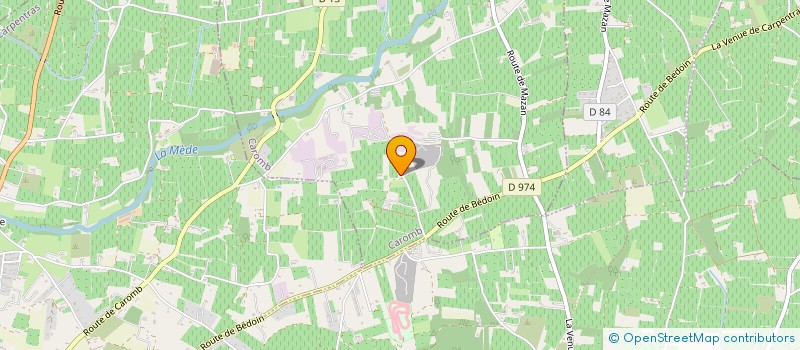 localisation de l'entreprise MADAME SABRINA BONNEFON  CAROMB