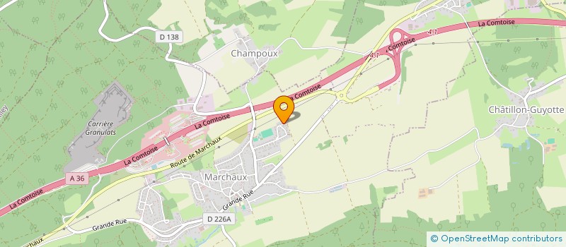 localisation de l'entreprise MADAME SABRINA BONY  MARCHAUX-CHAUDEFONTAINE