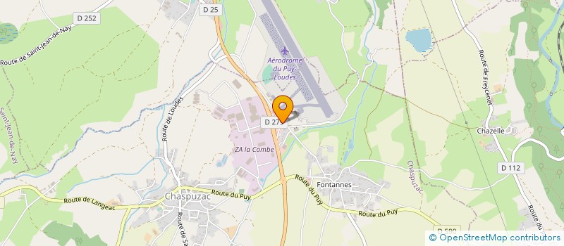 localisation de l'entreprise MADAME SABRINA BORDET à CHASPUZAC