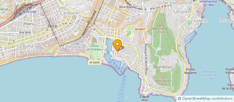 localisation de l'entreprise MADAME SABRINA BORRINI à NICE