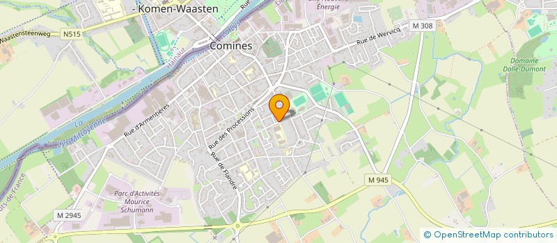 localisation de l'entreprise MADAME SABRINA BOSQUILLON  COMINES