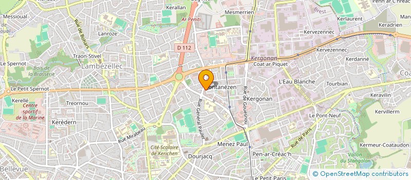 localisation de l'entreprise MADAME SABRINA BOSSARD à BREST