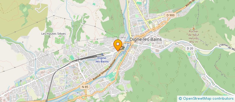 localisation de l'entreprise MADAME SABRINA BOSSUETTE à DIGNE-LES-BAINS