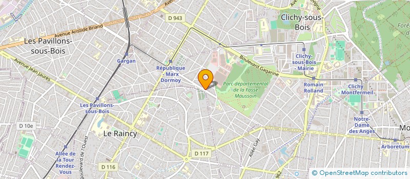 localisation de l'entreprise MADAME SABRINA BOUABBAS à CLICHY-SOUS-BOIS